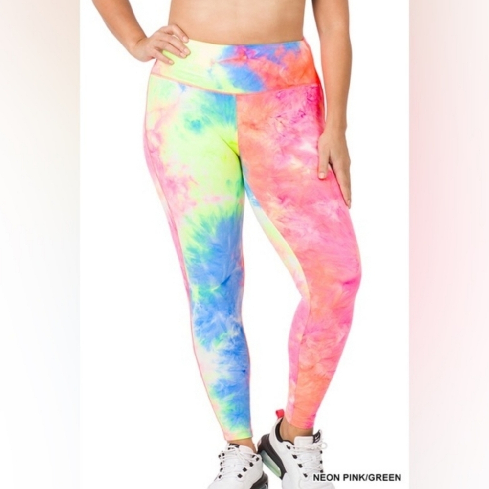 Zenana Tie Dye full length Leggings
